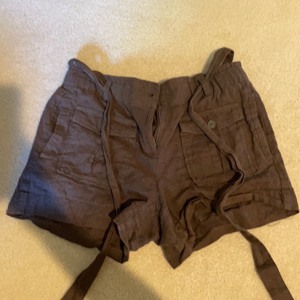 Loft Size 2 Brown Tie Shorts